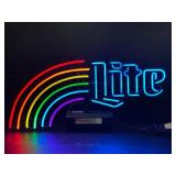 Miller Lite rainbow