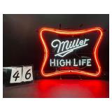 Miller High Life neon