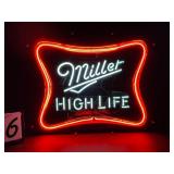 Miller High Life neon