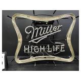Miller High Life neon