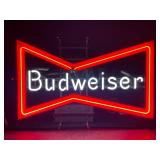 Budweiser bow tie neon sign