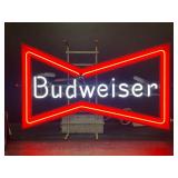 Budweiser bow tie neon sign