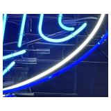 Miller Lite, blue and white hoops, large