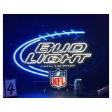 Bud Light NFL football, neon