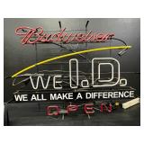 Bud We ID neon
