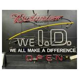 Bud We ID neon