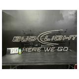 Large Bud Light logo, Here We Go, neon