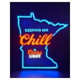 Coors Light MN Chill LED