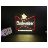 Budweiser bowtie, plastic light up logo
