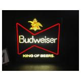 Budweiser bowtie, plastic light up logo