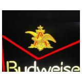 Budweiser bowtie, plastic light up logo
