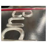 Budweiser bowtie, plastic light up logo