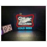 Miller High Life logo, plastic light up