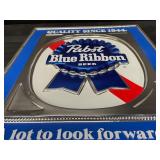 Pabst Blue Ribbon PBR, wall sign