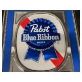 Pabst Blue Ribbon PBR, wall sign