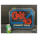 Colt 45 light up sign
