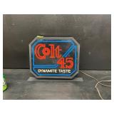 Colt 45 light up sign