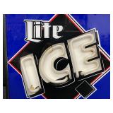 Lite Ice, very small neon sign