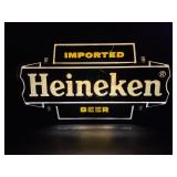 Heineken Beer light up cash register / sign
