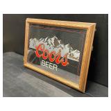 Coors Beer back lit mirror