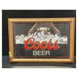 Coors Beer back lit mirror