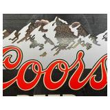 Coors Beer back lit mirror