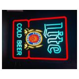 Miller Lite Cold Beer, light up sign