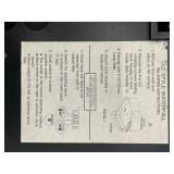 Old Style "Waterfall", light up with clock