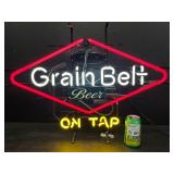 Grain Belt Beer neon sign