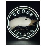 Goose Island neon sign