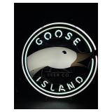 Goose Island neon sign