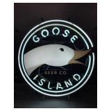 Goose Island neon sign