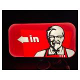KFC double sided exterior sign
