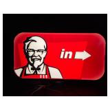 KFC double sided exterior sign