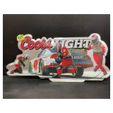 Coors Light #40 NASCAR tin tacker, NOS