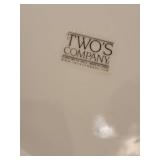 Pierced White Ceramic Ginger Jar, set of 2