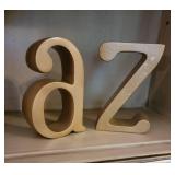 A Z Alphabet Bookends