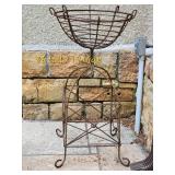 Tall Tiered Iron Planter