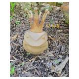 Iron Frog Prince Garden Statue