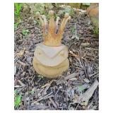 Iron Frog Prince Garden Statue