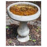 Concrete Pedestal Birdbath