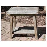 Smith and Hawken Teak Side Table, C