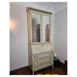 Lillian August Mirrored Cabinet Panel Empire Secretary Desk