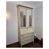 Lillian August Mirrored Cabinet Panel Empire Secretary Desk