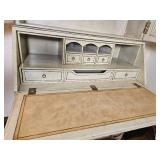 Lillian August Mirrored Cabinet Panel Empire Secretary Desk