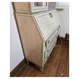 Lillian August Mirrored Cabinet Panel Empire Secretary Desk