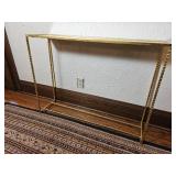 Gorgeous Mirrored Gold Gilt Nesting Console Tables