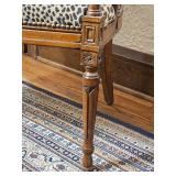 Old Hickory Matilda Leopard Print Empire Accent Chairs