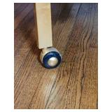 Fenton Mirrored Gold Gilt Bar Cart  Beveled Mirror Shelving