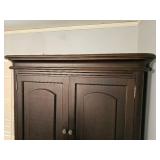 American Contemporary Mahogany Wardrobe Cabinet